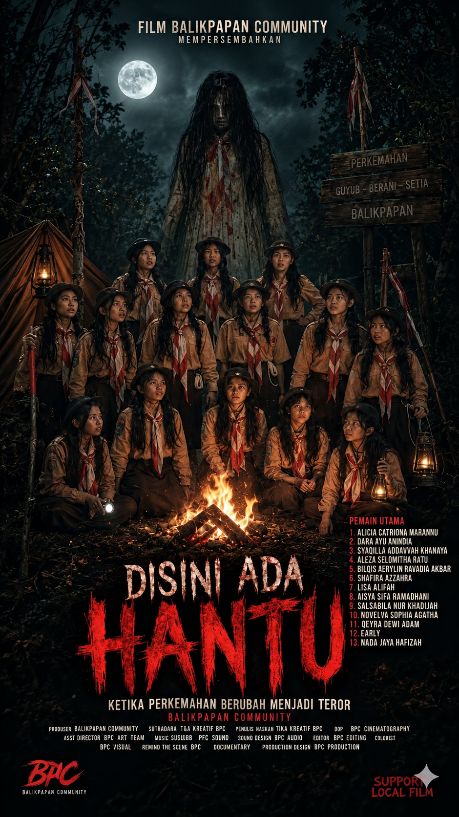 Poster Disini Ada Hantu