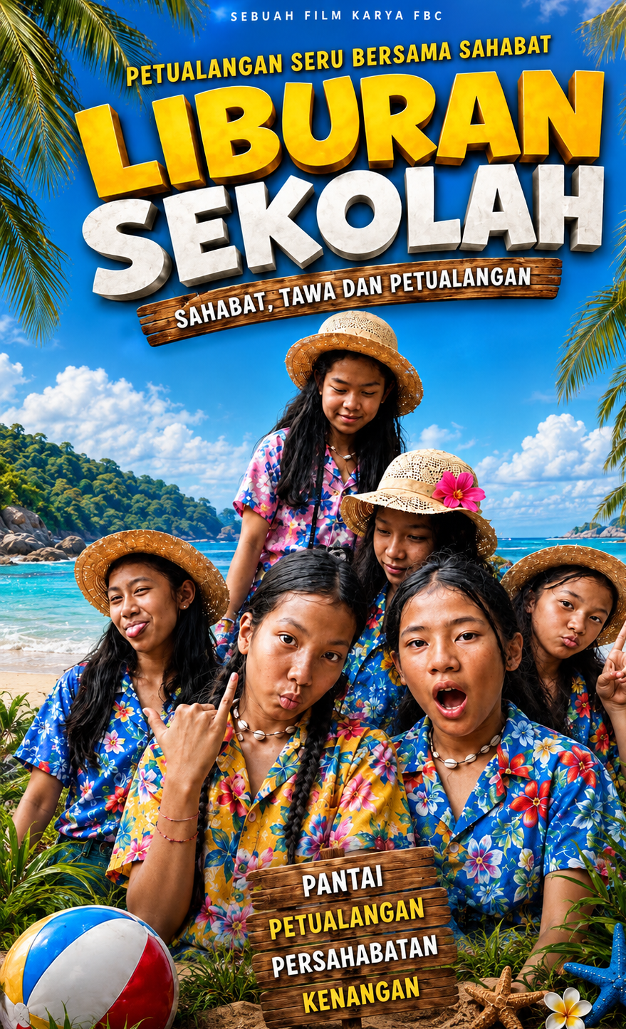 Poster Liburan Sekolah