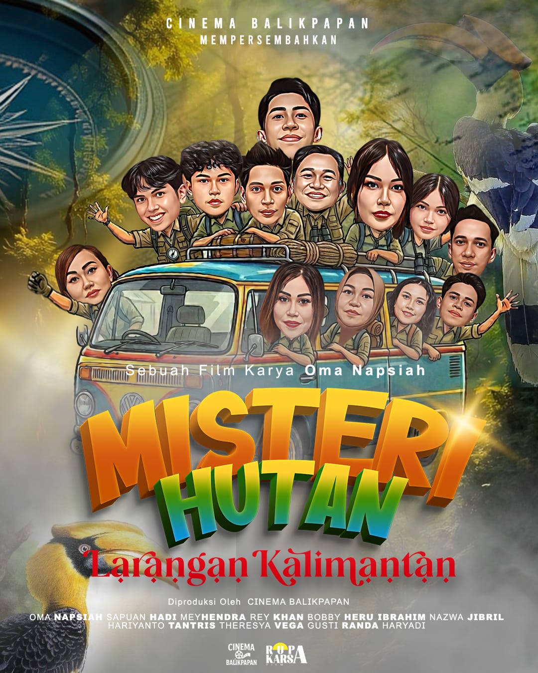Poster Misteri Hutan Larangan Kalimantan