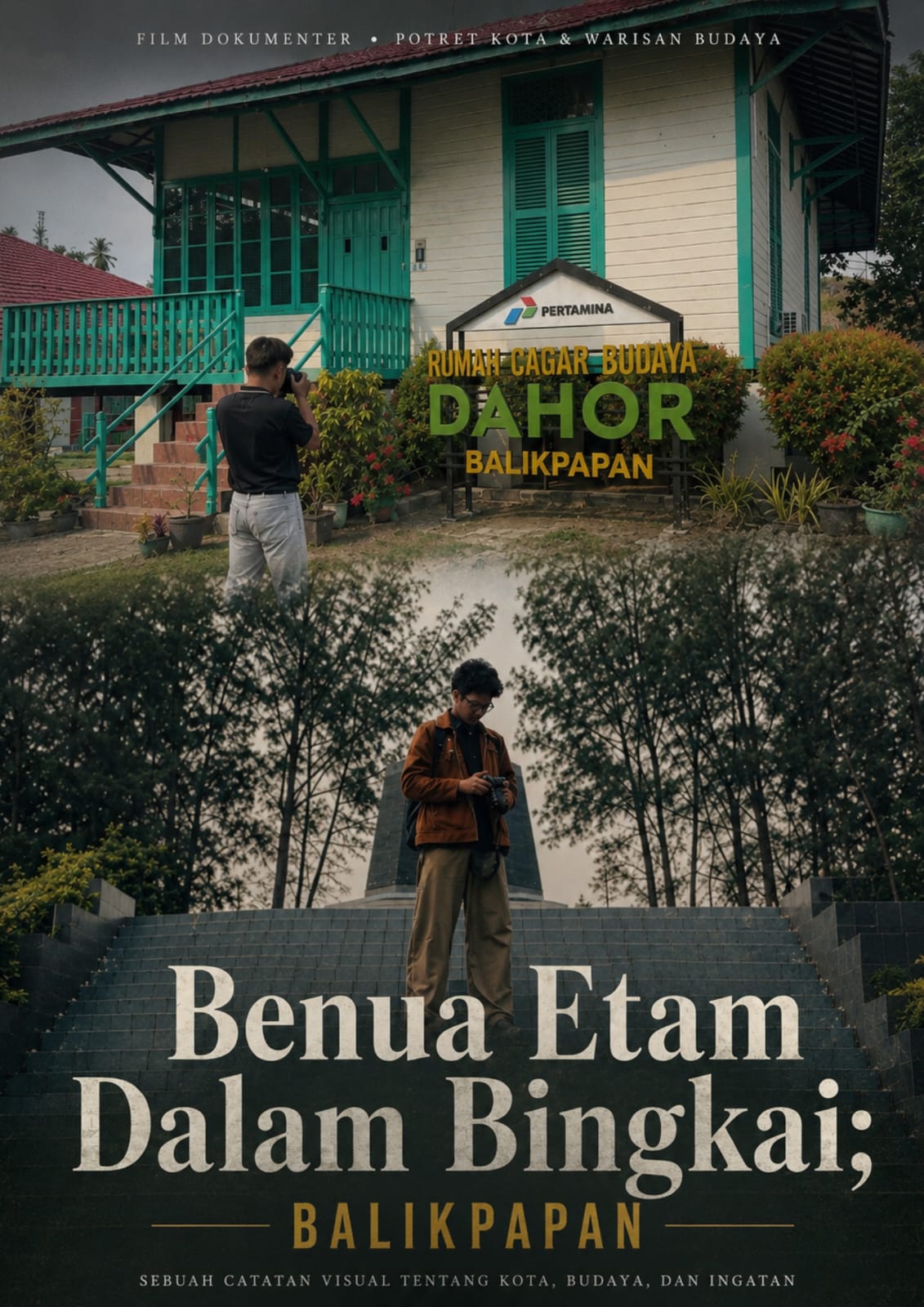 Poster Benua Etam Dalam Bingkai Balikpapan