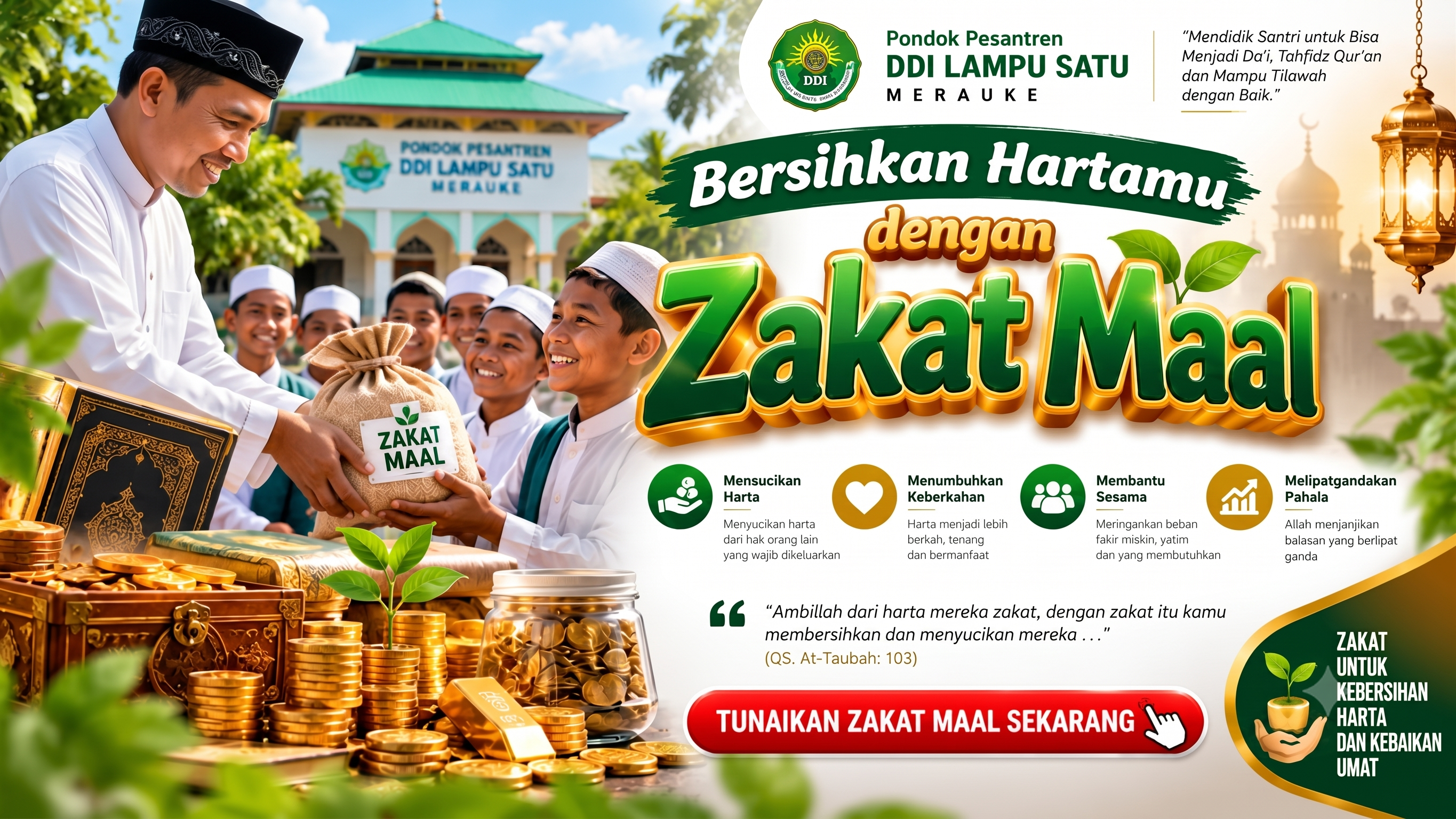 Bersihkan Hartamu dengan Zakat Maal