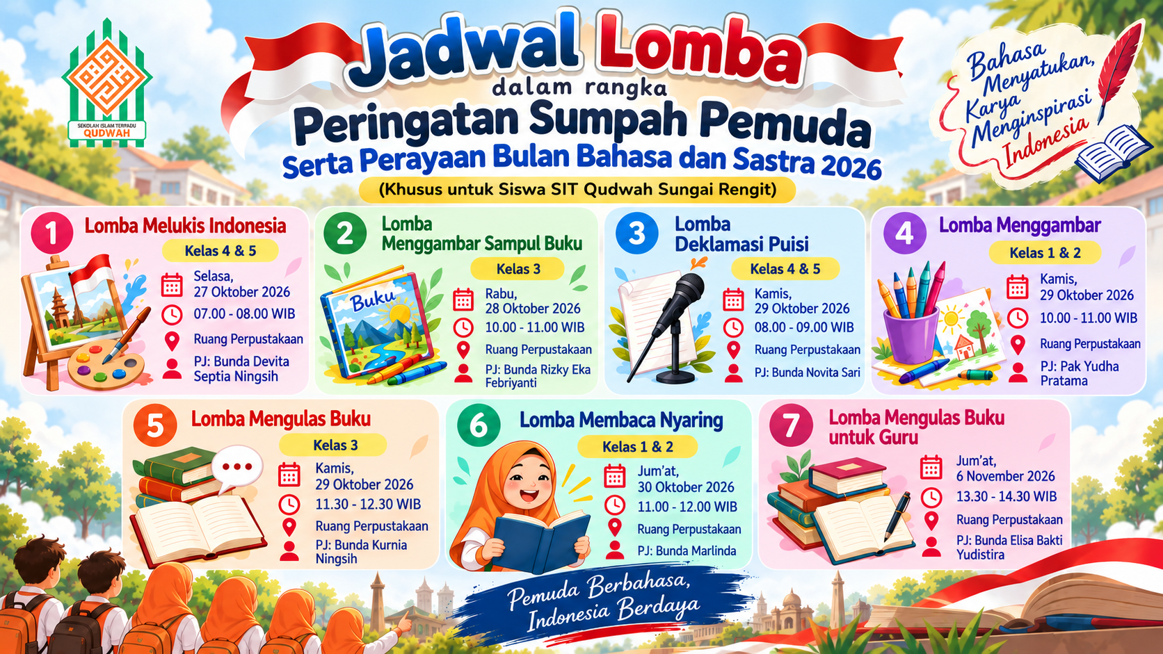 Peringatan Sumpah Pemuda serta Perayaan Bulan Bahasa dan Sastra 2026