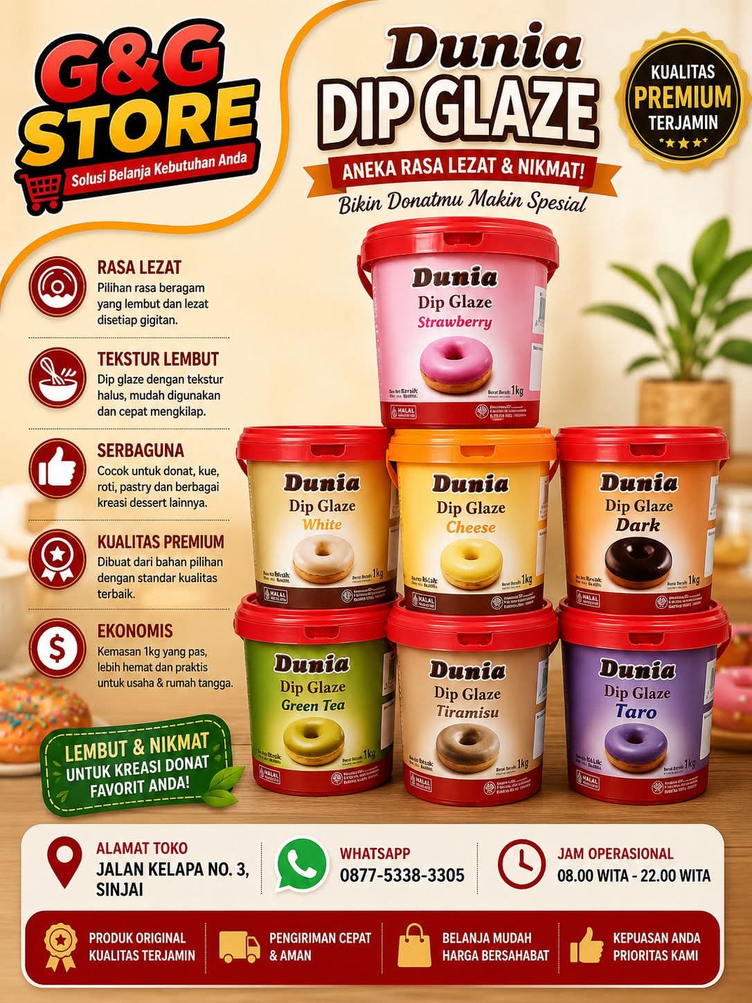 Foto Glaze Dunia 1 kg
