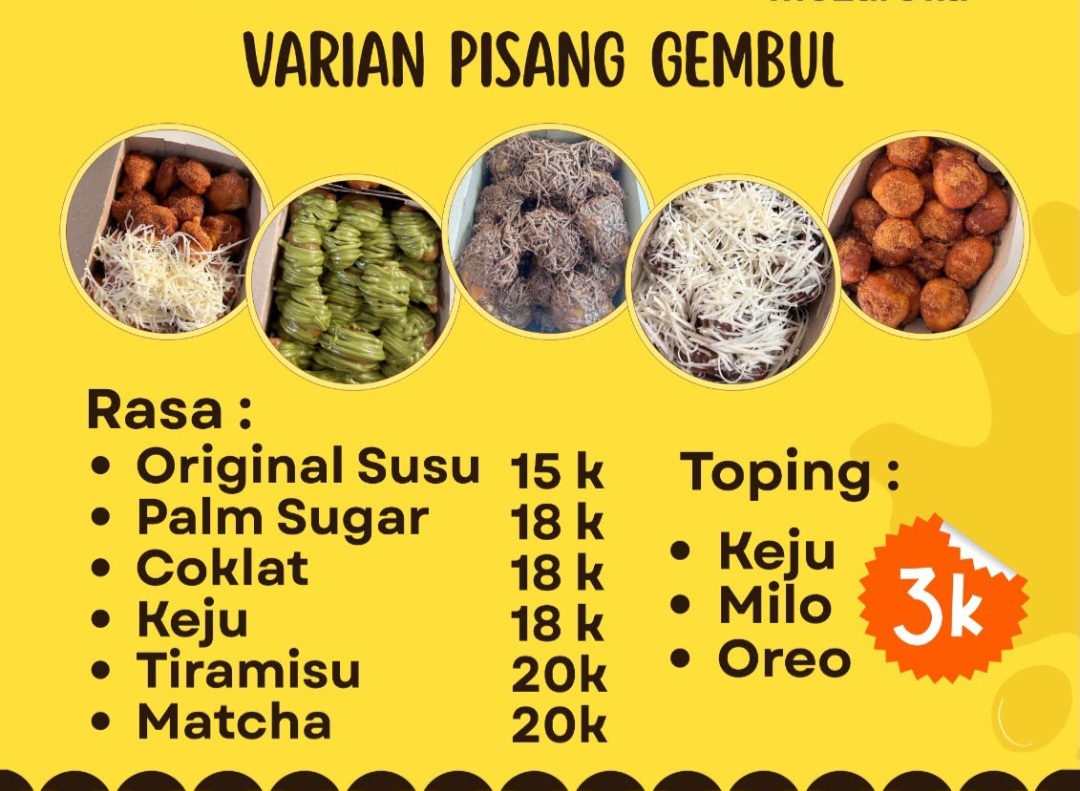 Foto Varian Pisang Gembul