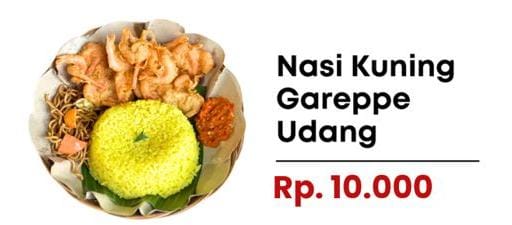 Foto Nasi Kuning Gareppe Udang