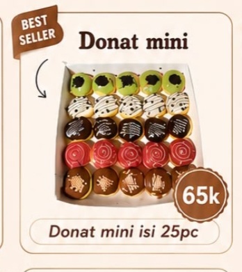 Foto Donat Mini isi 25