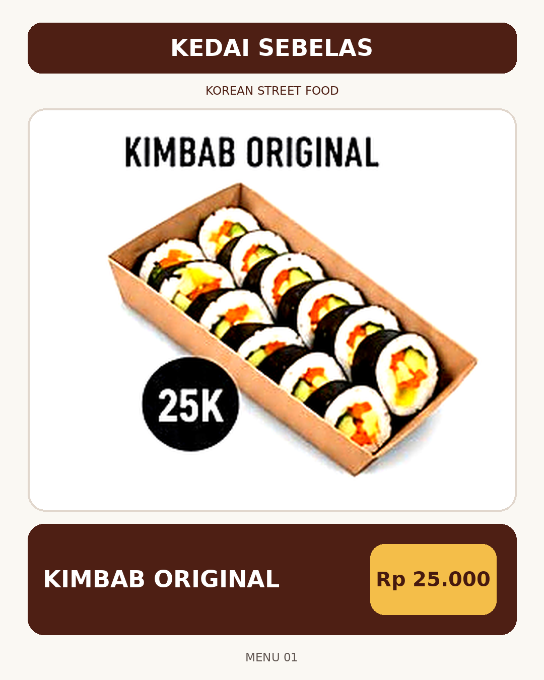 Foto Kimbab Original