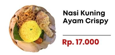 Foto Nasi Kuning Ayam Crispy