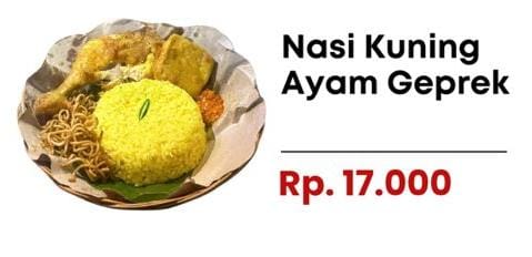Foto Nasi Kuning Ayam Geprek