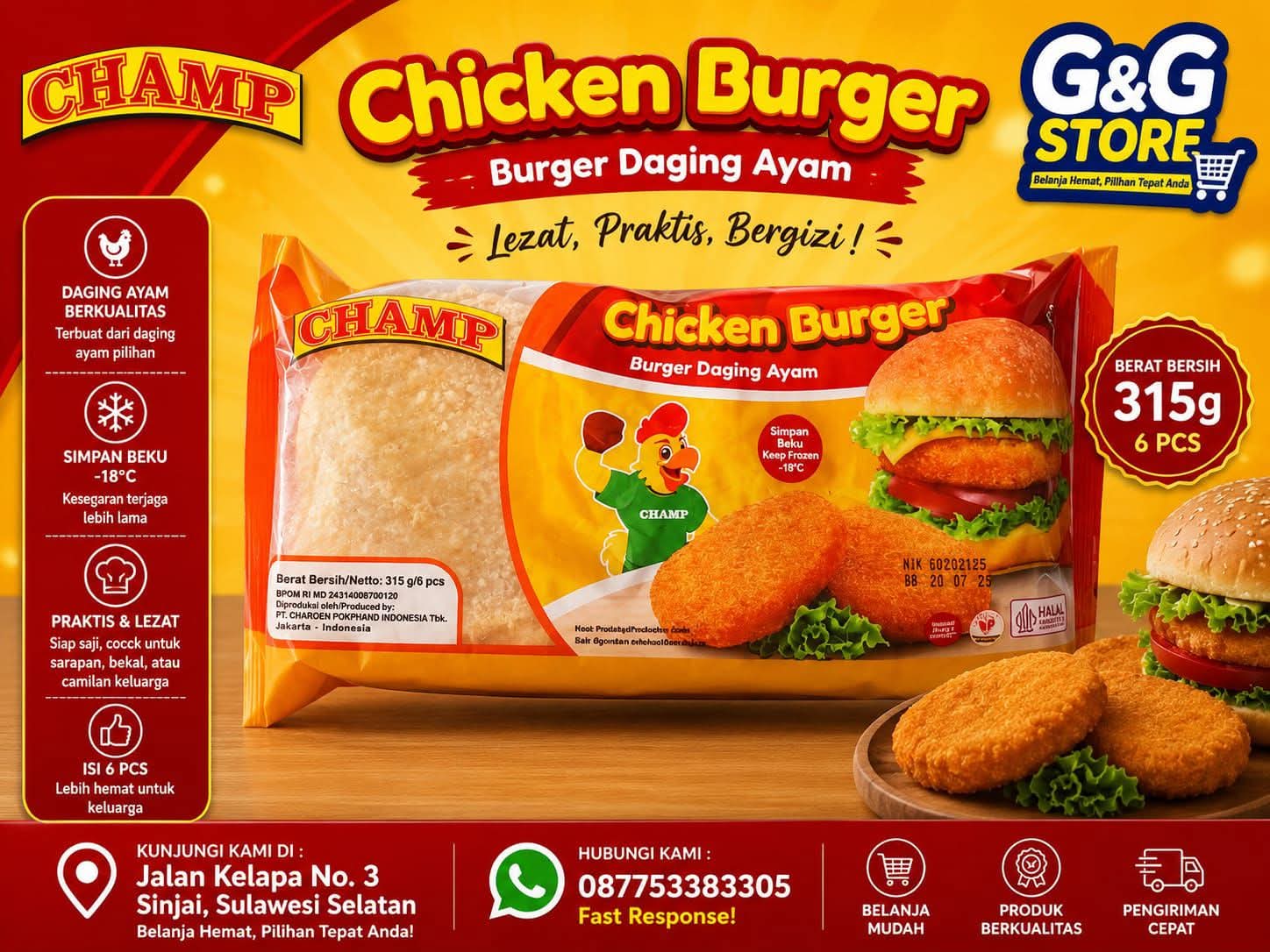 Foto BURGER CHAMP AYAM