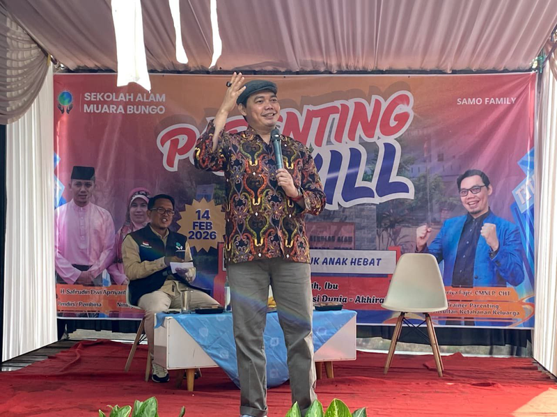 seminar parenting di sekolah alam muaro bungo
