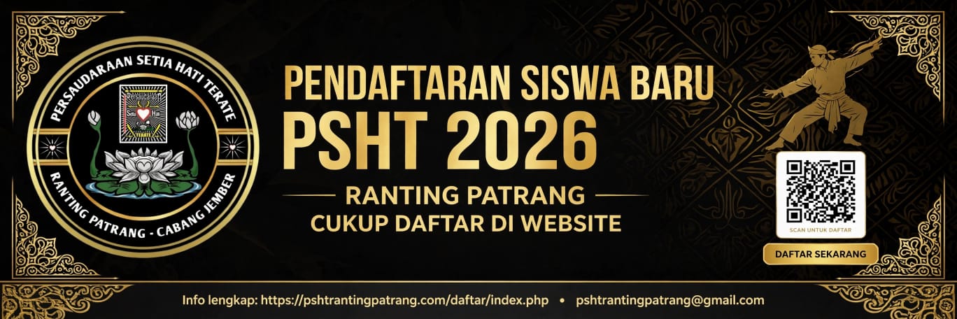 Daftar PSHT Ranting Patrang Kini Semakin Mudah, Cukup Scan Barcode Menuju Website