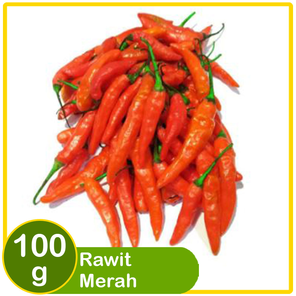 cabe rawit merah 100g