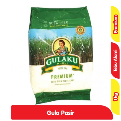 Gulaku 1 Kg - Putih gula tebu Murni