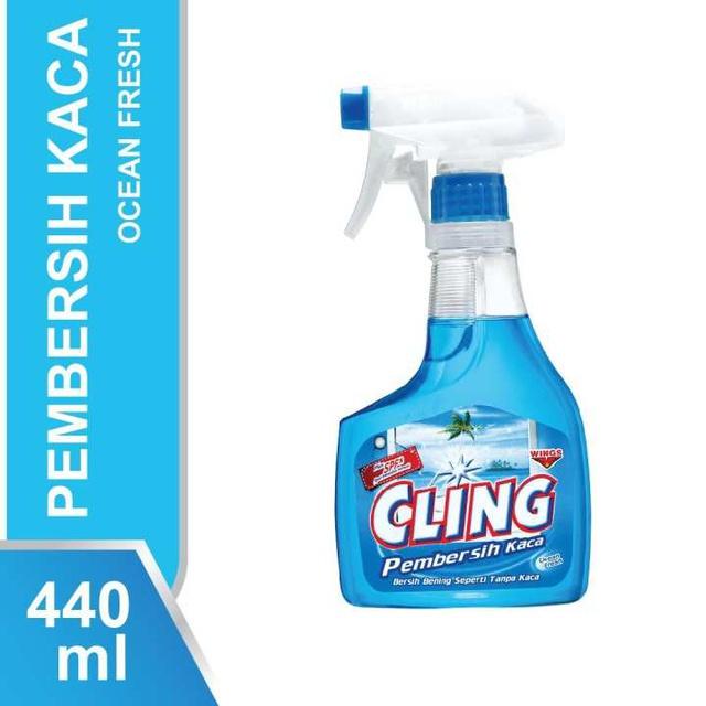 Cling Pembersih Kaca 440ml