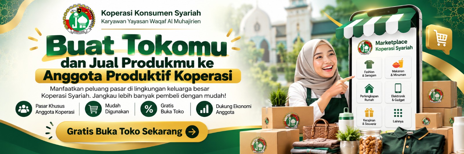 buka toko gratis